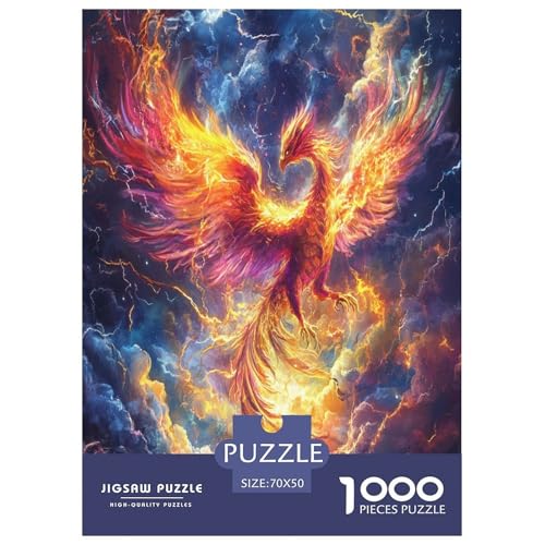 Phoenix 1000 Teile Puzzle Für Erwachsene Herausforderndes Spiel Stresslindernde Unterhaltung Gedächtnis des Gehirns Trainieren Für Erwachsene Geschenke 70x50cm/1000pcs Phoenix 1000 Teile Puzzle Für Erwachsene Herausforderndes Spiel Stresslindernde Unterhaltung Gedächtnis des Gehirns Trainieren Für Erwachsene Geschenke 70x50cm/1000pcs von JOFHYYSIE
