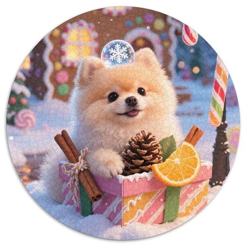 Pommern Puppy 1000 Teile Puzzle Für Erwachsene Herausforderung Stressabbau-Puzzle Gedächtnis Trainieren Für Die Ganze Familie, Geschenke Für Frauen & Männer 1000pcs (67.5x67.5cm) von JOFHYYSIE