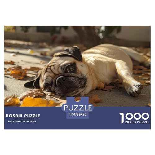 Pug 1000 Piece Jigsaw Puzzle for Adults EduKatzeional Games Stress Relief Puzzle Exercise The Memory of The Brain for Family DecoRatteteions 38x26cm/1000pcs Pug 1000 Piece Jigsaw Puzzle for Adults EduKatzeional Games Stress Relief Puzzle Exercise The Memory of The Brain for Family DecoRatteteions 38x26cm/1000pcs von JOFHYYSIE