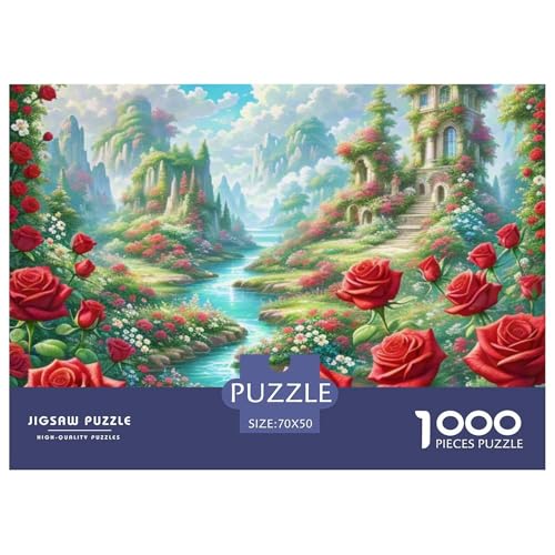 Rose 1000 Pieces Jigsaw Puzzles for Adults EduKatzeional Games Stress Relieving Entertainment Exercise The Memory of The Brain for Adults and Kids, Age 12 Years Up 70x50cm/1000pcs Rose 1000 Pieces Jigsaw Puzzles for Adults EduKatzeional Games Stress Relieving Entertainment Exercise The Memory of The Brain for Adults and Kids, Age 12 Years Up 70x50cm/1000pcs von JOFHYYSIE