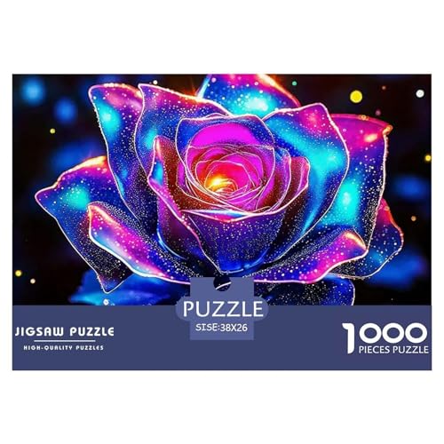 Rose 1000 Teile Puzzle Für Erwachsene Bildungspiele Stressabbau-Puzzle Gedächtnis des Gehirns Trainieren Für Erwachsene Und Kinder Ab 14 Jahren 38x26cm/1000pcs Rose 1000 Teile Puzzle Für Erwachsene Bildungspiele Stressabbau-Puzzle Gedächtnis des Gehirns Trainieren Für Erwachsene Und Kinder Ab 14 Jahren 38x26cm/1000pcs von JOFHYYSIE