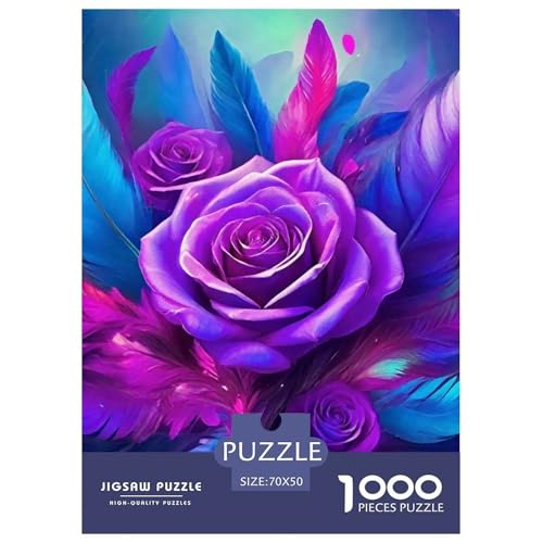 Rose 1000 Teile Puzzle Für Erwachsene Bildungspiele Stressabbau-Puzzle Gedächtnis des Gehirns Trainieren Für Männer, Frauen, Ältere 70x50cm/1000pcs Rose 1000 Teile Puzzle Für Erwachsene Bildungspiele Stressabbau-Puzzle Gedächtnis des Gehirns Trainieren Für Männer, Frauen, Ältere 70x50cm/1000pcs von JOFHYYSIE