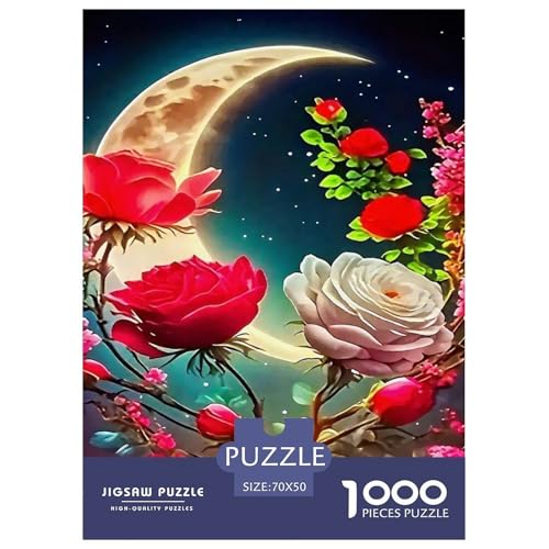 Rose 1000 Teile Puzzle Für Erwachsene Familien-Challenge-Spielzeuge Stressabbau-Puzzle Teamgeist Pflegen Für Männer, Frauen, Ältere 70x50cm/1000pcs Rose 1000 Teile Puzzle Für Erwachsene Familien-Challenge-Spielzeuge Stressabbau-Puzzle Teamgeist Pflegen Für Männer, Frauen, Ältere 70x50cm/1000pcs von JOFHYYSIE