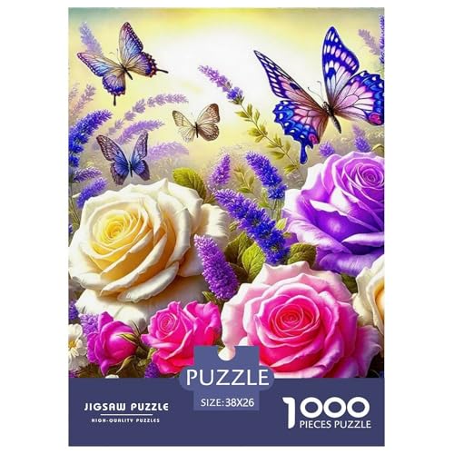 Rose 1000 Teile Puzzle Für Erwachsene Familien-Challenge-Spielzeuge Stresslindernde Unterhaltung Gedächtnis des Gehirns Trainieren Für Erwachsene Und Kinder Ab 14 Jahren 38x26cm/1000pcs Rose 1000 Teile Puzzle Für Erwachsene Familien-Challenge-Spielzeuge Stresslindernde Unterhaltung Gedächtnis des Gehirns Trainieren Für Erwachsene Und Kinder Ab 14 Jahren 38x26cm/1000pcs von JOFHYYSIE