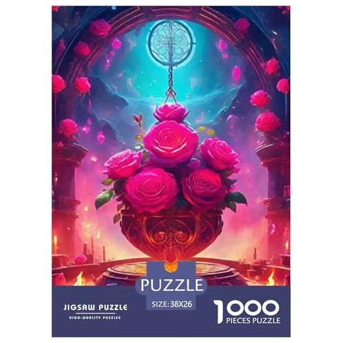 Rose 1000 Teile Puzzle Für Erwachsene Familien-Challenge-Spielzeuge Stresslindernde Unterhaltung Teamgeist Pflegen Für Erwachsene Geschenke 38x26cm/1000pcs Rose 1000 Teile Puzzle Für Erwachsene Familien-Challenge-Spielzeuge Stresslindernde Unterhaltung Teamgeist Pflegen Für Erwachsene Geschenke 38x26cm/1000pcs von JOFHYYSIE