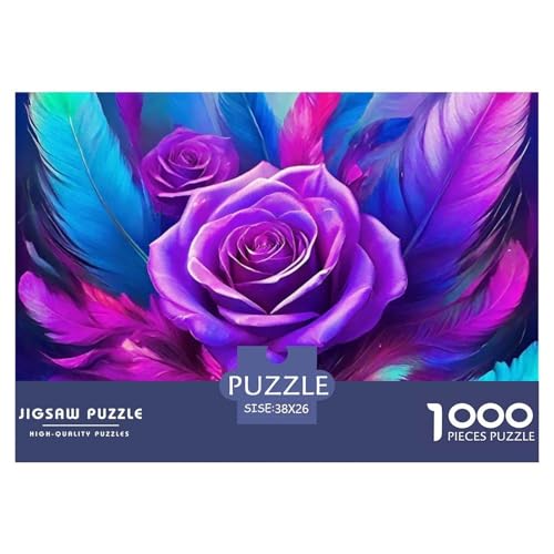 Rose 1000 Teile Puzzle Für Erwachsene Herausforderndes Spiel Stressabbau-Puzzle Gedächtnis des Gehirns Trainieren Für Erwachsene Und Kinder Ab 14 Jahren 38x26cm/1000pcs Rose 1000 Teile Puzzle Für Erwachsene Herausforderndes Spiel Stressabbau-Puzzle Gedächtnis des Gehirns Trainieren Für Erwachsene Und Kinder Ab 14 Jahren 38x26cm/1000pcs von JOFHYYSIE