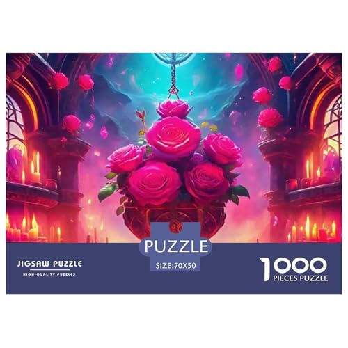 Rose 1000 Teile Puzzle Für Erwachsene Herausforderndes Spiel Stressabbau-Puzzle Teamgeist Pflegen Für Familien-Dekorationen 70x50cm/1000pcs Rose 1000 Teile Puzzle Für Erwachsene Herausforderndes Spiel Stressabbau-Puzzle Teamgeist Pflegen Für Familien-Dekorationen 70x50cm/1000pcs von JOFHYYSIE