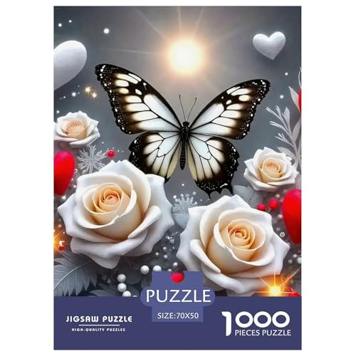 Rose 1000 Teile Puzzle Für Erwachsene Herausforderndes Spiel Stressabbau-Puzzle Teamgeist Pflegen Für Familien-Dekorationen 70x50cm/1000pcs Rose 1000 Teile Puzzle Für Erwachsene Herausforderndes Spiel Stressabbau-Puzzle Teamgeist Pflegen Für Familien-Dekorationen 70x50cm/1000pcs von JOFHYYSIE