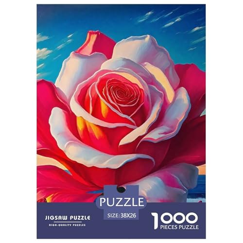 Rose 1000 Teile Puzzle Für Erwachsene Herausforderndes Spiel Stresslindernde Unterhaltung Teamgeist Pflegen Für Die Ganze Familie, Geschenke Für Frauen, Geschenke Für Männer 38x26cm/1000pcs Rose 1000 Teile Puzzle Für Erwachsene Herausforderndes Spiel Stresslindernde Unterhaltung Teamgeist Pflegen Für Die Ganze Familie, Geschenke Für Frauen, Geschenke Für Männer 38x26cm/1000pcs von JOFHYYSIE