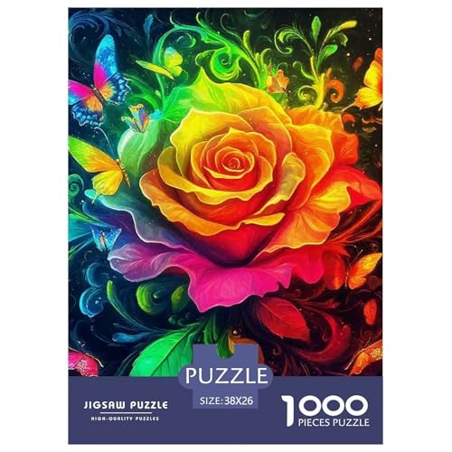 Rose 1000 Teile Puzzle Für Erwachsene Herausforderndes Spiel Stresslindernde Unterhaltung Teamgeist Pflegen Für Erwachsene Geschenke 38x26cm/1000pcs Rose 1000 Teile Puzzle Für Erwachsene Herausforderndes Spiel Stresslindernde Unterhaltung Teamgeist Pflegen Für Erwachsene Geschenke 38x26cm/1000pcs von JOFHYYSIE