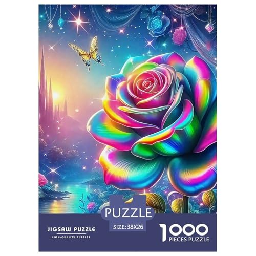 Rose 1000 Teile Puzzle Für Erwachsene Herausforderndes Spiel Stresslindernde Unterhaltung Teamgeist Pflegen Für Erwachsene Und Kinder Ab 14 Jahren 38x26cm/1000pcs Rose 1000 Teile Puzzle Für Erwachsene Herausforderndes Spiel Stresslindernde Unterhaltung Teamgeist Pflegen Für Erwachsene Und Kinder Ab 14 Jahren 38x26cm/1000pcs von JOFHYYSIE
