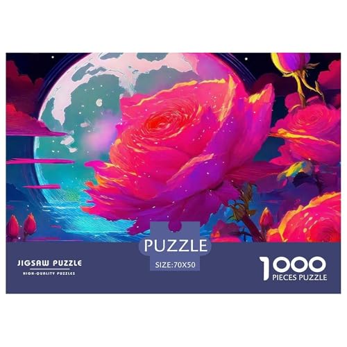Rose 1000 Teile Puzzle Für Erwachsene Herausforderndes Spiel Stresslindernde Unterhaltung Teamgeist Pflegen Für Männer, Frauen, Ältere 70x50cm/1000pcs Rose 1000 Teile Puzzle Für Erwachsene Herausforderndes Spiel Stresslindernde Unterhaltung Teamgeist Pflegen Für Männer, Frauen, Ältere 70x50cm/1000pcs von JOFHYYSIE