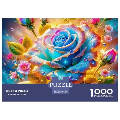Rose 1000 Teile Puzzle Für Erwachsene Herausforderndes Spiel Stresslindernde Unterhaltung Teamgeist Pflegen Für Männer, Frauen, Ältere 70x50cm/1000pcs Rose 1000 Teile Puzzle Für Erwachsene Herausforderndes Spiel Stresslindernde Unterhaltung Teamgeist Pflegen Für Männer, Frauen, Ältere 70x50cm/1000pcs von JOFHYYSIE