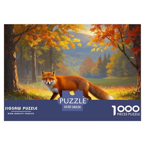 Roter Fuchs 1000 Pieces Jigsaw Puzzles for Adults Challenging Game Stress Relieving Entertainment Exercise The Memory of The Brain for Men, Women, Elders, Seniors 38x26cm/1000pcs Roter Fuchs 1000 Pieces Jigsaw Puzzles for Adults Challenging Game Stress Relieving Entertainment Exercise The Memory of The Brain for Men, Women, Elders, Seniors 38x26cm/1000pcs von JOFHYYSIE