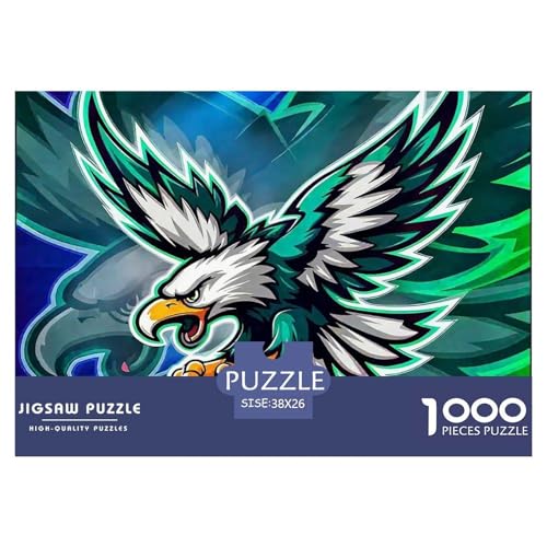 Rugby 1000 Teile Puzzle Für Erwachsene Familien-Challenge-Spielzeuge Stressabbau-Puzzle Teamgeist Pflegen Für Familien-Dekorationen 38x26cm/1000pcs von JOFHYYSIE