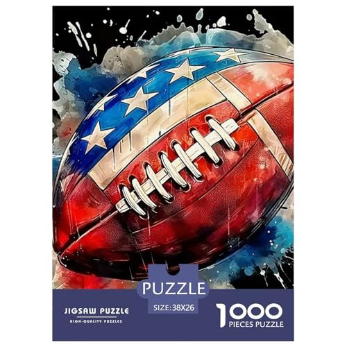 Rugby 1000 Teile Puzzle Für Erwachsene Familien-Challenge-Spielzeuge Stresslindernde Unterhaltung Gedächtnis des Gehirns Trainieren Für Erwachsene Und Kinder Ab 14 Jahren 38x26cm/1000pcs Rugby 1000 Teile Puzzle Für Erwachsene Familien-Challenge-Spielzeuge Stresslindernde Unterhaltung Gedächtnis des Gehirns Trainieren Für Erwachsene Und Kinder Ab 14 Jahren 38x26cm/1000pcs von JOFHYYSIE