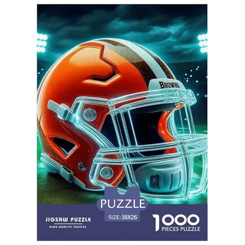 Rugby 1000 Teile Puzzle Für Erwachsene Herausforderndes Spiel Stressabbau-Puzzle Gedächtnis des Gehirns Trainieren Für Die Ganze Familie, Geschenke Für Frauen, Geschenke Für Männer 38x26cm/1000p von JOFHYYSIE