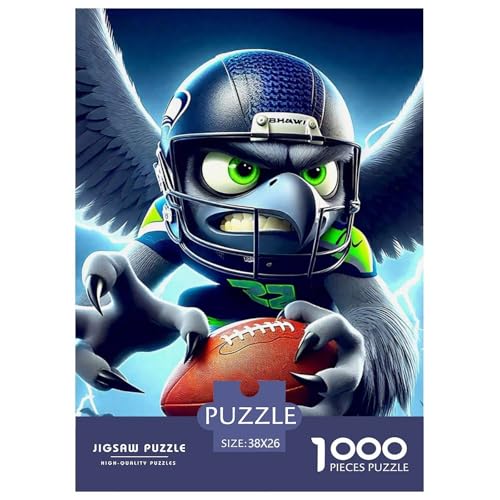 Rugby 1000 Teile Puzzle Für Erwachsene Herausforderndes Spiel Stresslindernde Unterhaltung Gedächtnis des Gehirns Trainieren Für Die Ganze Familie, Geschenke Für Frauen, Geschenke Für Männer 38x von JOFHYYSIE