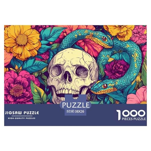 Schädel 1000 Piece Jigsaw Puzzle for Adults EduKatzeional Games Stress Relief Puzzle Exercise The Memory of The Brain for Adults Gifts 38x26cm/1000pcs Schädel 1000 Piece Jigsaw Puzzle for Adults EduKatzeional Games Stress Relief Puzzle Exercise The Memory of The Brain for Adults Gifts 38x26cm/1000pcs von JOFHYYSIE