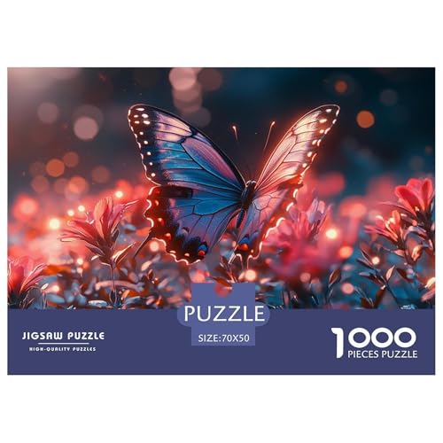 Schmetterling 1000 Pieces Jigsaw Puzzles for Adults Challenging Game Stress Relieving Entertainment Exercise The Memory of The Brain for Family DecoRatteteions 70x50cm/1000pcs Schmetterling 1000 Pieces Jigsaw Puzzles for Adults Challenging Game Stress Relieving Entertainment Exercise The Memory of The Brain for Family DecoRatteteions 70x50cm/1000pcs von JOFHYYSIE