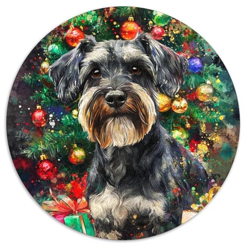 Schnauzer 1000 Pieces Jigsaw Puzzles for Adults EduKatzeional Games Stress Relieving Entertainment Exercise The Memory of The Brain for Adults Gifts 1000pcs (67.5x67.5cm) von JOFHYYSIE