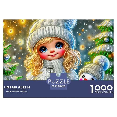 Schnee Mädchen 1000 Teile Puzzle Für Erwachsene Bildungspiele Stresslindernde Unterhaltung Teamgeist Pflegen Für Erwachsene Und Kinder Ab 14 Jahren 38x26cm/1000pcs Schnee Mädchen 1000 Teile Puzzle Für Erwachsene Bildungspiele Stresslindernde Unterhaltung Teamgeist Pflegen Für Erwachsene Und Kinder Ab 14 Jahren 38x26cm/1000pcs von JOFHYYSIE