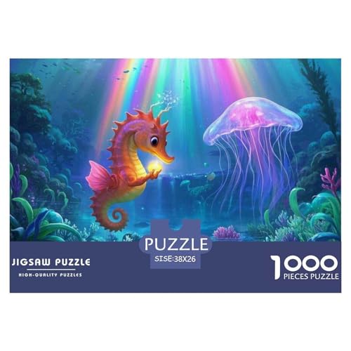SeaPferd 1000 Piece Jigsaw Puzzle for Adults Challenging Game Stress Relief Puzzle Exercise The Memory of The Brain for The Whole for Women, Gifts for Men 38x26cm/1000pcs SeaPferd 1000 Piece Jigsaw Puzzle for Adults Challenging Game Stress Relief Puzzle Exercise The Memory of The Brain for The Whole for Women, Gifts for Men 38x26cm/1000pcs von JOFHYYSIE