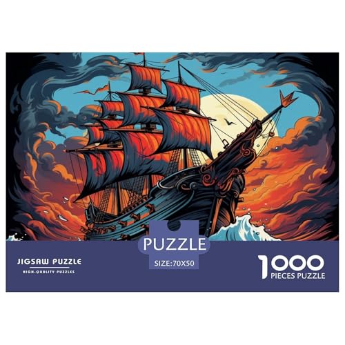 Segelbootschiff 1000 Pieces Jigsaw Puzzles for Adults EduKatzeional Games Stress Relieving Entertainment Cultivate The Spirit of Teamwork for The Whole for Women, Gifts for Men 70x5 Segelbootschiff 1000 Pieces Jigsaw Puzzles for Adults EduKatzeional Games Stress Relieving Entertainment Cultivate The Spirit of Teamwork for The Whole for Women, Gifts for Men 70x5 von JOFHYYSIE
