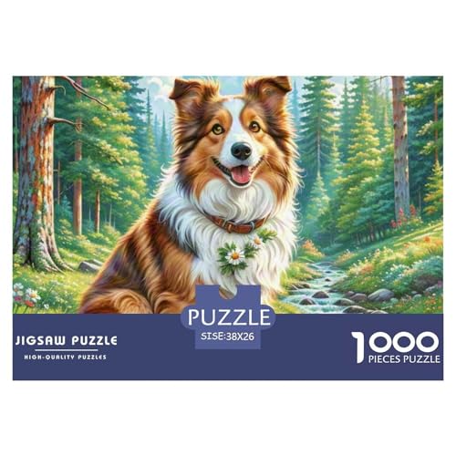 Shetland SheepHund 1000 Pieces Jigsaw Puzzles for Adults EduKatzeional Games Stress Relieving Entertainment Exercise The Memory of The Brain for The Whole for Women, Gifts for Men 3 Shetland SheepHund 1000 Pieces Jigsaw Puzzles for Adults EduKatzeional Games Stress Relieving Entertainment Exercise The Memory of The Brain for The Whole for Women, Gifts for Men 3 von JOFHYYSIE