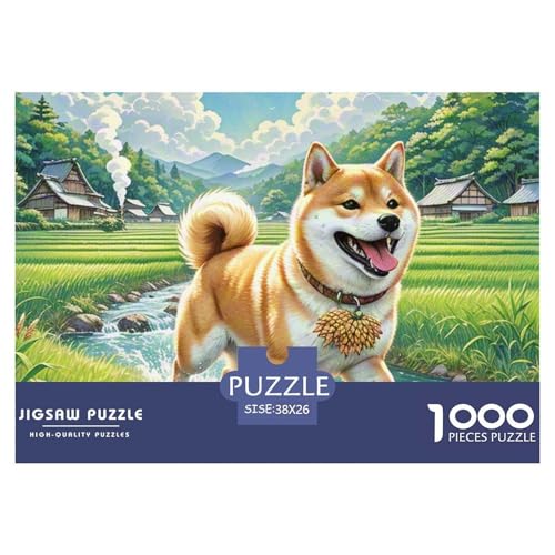 Shiba Inu 1000 Piece Jigsaw Puzzle for Adults Family Challenge Toys Stress Relief Puzzle Exercise The Memory of The Brain for The Whole for Women, Gifts for Men 38x26cm/1000pcs Shiba Inu 1000 Piece Jigsaw Puzzle for Adults Family Challenge Toys Stress Relief Puzzle Exercise The Memory of The Brain for The Whole for Women, Gifts for Men 38x26cm/1000pcs von JOFHYYSIE