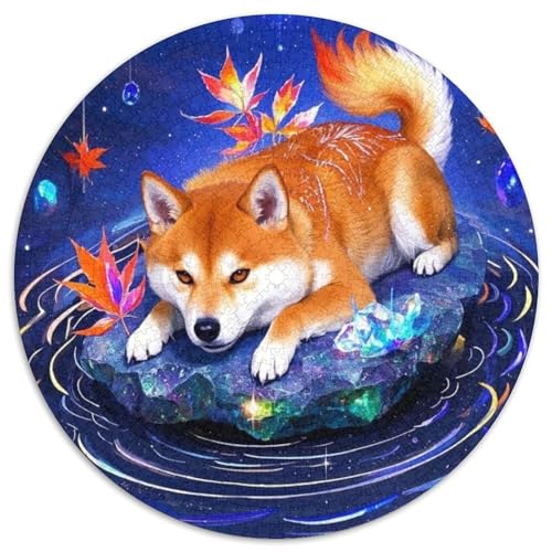 Shiba Inu 1000 Teile Puzzle Für Erwachsene Familien-Challenge Stressabbau-Puzzle Gedächtnis Trainieren Für Die Ganze Familie, Geschenke Für Frauen & Männer 1000pcs (67.5x67.5cm) von JOFHYYSIE