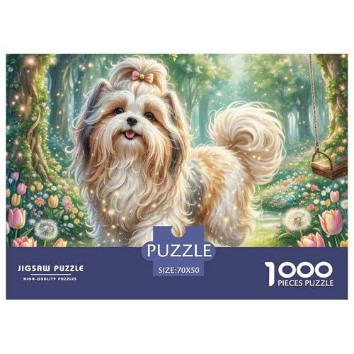 Shih Tzu 1000 Piece Jigsaw Puzzle for Adults EduKatzeional Games Stress Relief Puzzle Exercise The Memory of The Brain for Men, Women, Elders, Seniors 70x50cm/1000pcs Shih Tzu 1000 Piece Jigsaw Puzzle for Adults EduKatzeional Games Stress Relief Puzzle Exercise The Memory of The Brain for Men, Women, Elders, Seniors 70x50cm/1000pcs von JOFHYYSIE