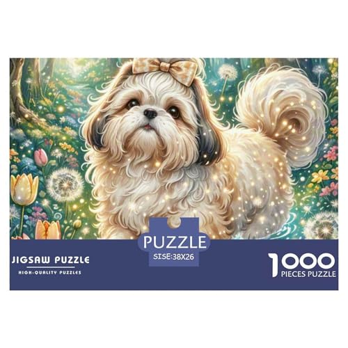 Shih Tzu 1000 Pieces Jigsaw Puzzles for Adults EduKatzeional Games Stress Relieving Entertainment Exercise The Memory of The Brain for Adults Gifts 38x26cm/1000pcs Shih Tzu 1000 Pieces Jigsaw Puzzles for Adults EduKatzeional Games Stress Relieving Entertainment Exercise The Memory of The Brain for Adults Gifts 38x26cm/1000pcs von JOFHYYSIE