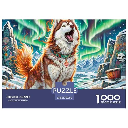 SibIrischer Husky 1000 Piece Jigsaw Puzzle for Adults EduKatzeional Games Stress Relief Puzzle Cultivate The Spirit of Teamwork for Adults Gifts 70x50cm/1000pcs SibIrischer Husky 1000 Piece Jigsaw Puzzle for Adults EduKatzeional Games Stress Relief Puzzle Cultivate The Spirit of Teamwork for Adults Gifts 70x50cm/1000pcs von JOFHYYSIE