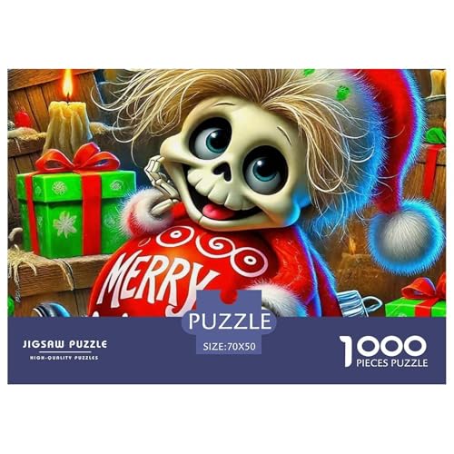 Skelett Ornament 1000 Teile Puzzle Für Erwachsene Herausforderndes Spiel Stressabbau-Puzzle Teamgeist Pflegen Für Familien-Dekorationen 70x50cm/1000pcs Skelett Ornament 1000 Teile Puzzle Für Erwachsene Herausforderndes Spiel Stressabbau-Puzzle Teamgeist Pflegen Für Familien-Dekorationen 70x50cm/1000pcs von JOFHYYSIE