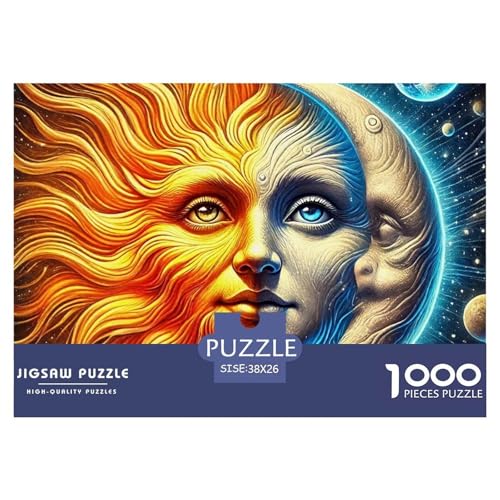 Sonne und Mond 1000 Teile Puzzle Für Erwachsene Bildungspiele Stresslindernde Unterhaltung Gedächtnis des Gehirns Trainieren Für Erwachsene Geschenke 38x26cm/1000pcs Sonne und Mond 1000 Teile Puzzle Für Erwachsene Bildungspiele Stresslindernde Unterhaltung Gedächtnis des Gehirns Trainieren Für Erwachsene Geschenke 38x26cm/1000pcs von JOFHYYSIE