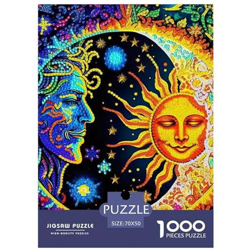 Sonne und Mond 1000 Teile Puzzle Für Erwachsene Bildungspiele Stresslindernde Unterhaltung Gedächtnis des Gehirns Trainieren Für Erwachsene Und Kinder Ab 14 Jahren 70x50cm/1000pcs Sonne und Mond 1000 Teile Puzzle Für Erwachsene Bildungspiele Stresslindernde Unterhaltung Gedächtnis des Gehirns Trainieren Für Erwachsene Und Kinder Ab 14 Jahren 70x50cm/1000pcs von JOFHYYSIE