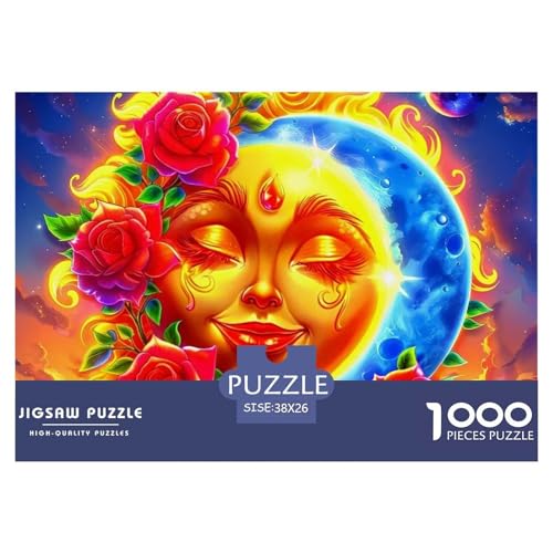 Sonne und Mond 1000 Teile Puzzle Für Erwachsene Bildungspiele Stresslindernde Unterhaltung Teamgeist Pflegen Für Erwachsene Und Kinder Ab 14 Jahren 38x26cm/1000pcs Sonne und Mond 1000 Teile Puzzle Für Erwachsene Bildungspiele Stresslindernde Unterhaltung Teamgeist Pflegen Für Erwachsene Und Kinder Ab 14 Jahren 38x26cm/1000pcs von JOFHYYSIE