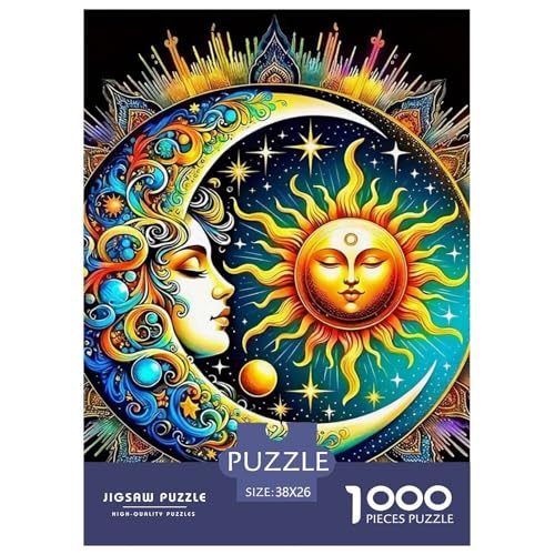 Sonne und Mond 1000 Teile Puzzle Für Erwachsene Bildungspiele Stresslindernde Unterhaltung Teamgeist Pflegen Für Erwachsene Und Kinder Ab 14 Jahren 38x26cm/1000pcs Sonne und Mond 1000 Teile Puzzle Für Erwachsene Bildungspiele Stresslindernde Unterhaltung Teamgeist Pflegen Für Erwachsene Und Kinder Ab 14 Jahren 38x26cm/1000pcs von JOFHYYSIE