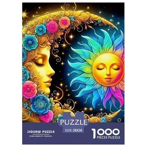 Sonne und Mond 1000 Teile Puzzle Für Erwachsene Familien-Challenge-Spielzeuge Stressabbau-Puzzle Gedächtnis des Gehirns Trainieren Für Erwachsene Geschenke 38x26cm/1000pcs Sonne und Mond 1000 Teile Puzzle Für Erwachsene Familien-Challenge-Spielzeuge Stressabbau-Puzzle Gedächtnis des Gehirns Trainieren Für Erwachsene Geschenke 38x26cm/1000pcs von JOFHYYSIE