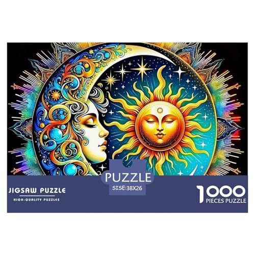 Sonne und Mond 1000 Teile Puzzle Für Erwachsene Herausforderndes Spiel Stresslindernde Unterhaltung Teamgeist Pflegen Für Erwachsene Und Kinder Ab 14 Jahren 38x26cm/1000pcs Sonne und Mond 1000 Teile Puzzle Für Erwachsene Herausforderndes Spiel Stresslindernde Unterhaltung Teamgeist Pflegen Für Erwachsene Und Kinder Ab 14 Jahren 38x26cm/1000pcs von JOFHYYSIE