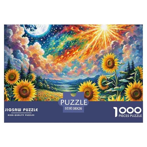Sonnenblumen 1000 Pieces Jigsaw Puzzles for Adults Challenging Game Stress Relieving Entertainment Exercise The Memory of The Brain for Family DecoRatteteions 38x26cm/1000pcs Sonnenblumen 1000 Pieces Jigsaw Puzzles for Adults Challenging Game Stress Relieving Entertainment Exercise The Memory of The Brain for Family DecoRatteteions 38x26cm/1000pcs von JOFHYYSIE