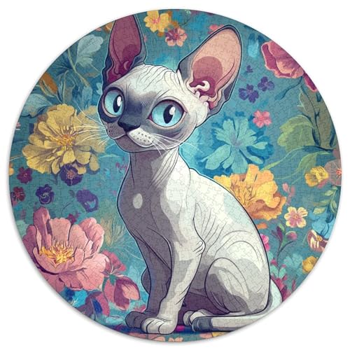 Sphinx Katze 1000 Teile Puzzle Für Erwachsene Familien-Challenge Stresslindernde Unterhaltung Gedächtnis Trainieren Für Die Ganze Familie, Geschenke Für Frauen & Männer 1000pcs (67.5x67.5cm) von JOFHYYSIE