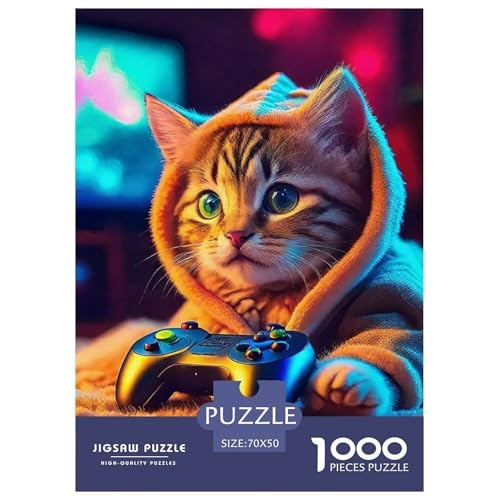 Spielcontroller 1000 Teile Puzzle Für Erwachsene Familien-Challenge-Spielzeuge Stresslindernde Unterhaltung Teamgeist Pflegen Für Männer, Frauen, Ältere 70x50cm/1000pcs Spielcontroller 1000 Teile Puzzle Für Erwachsene Familien-Challenge-Spielzeuge Stresslindernde Unterhaltung Teamgeist Pflegen Für Männer, Frauen, Ältere 70x50cm/1000pcs von JOFHYYSIE