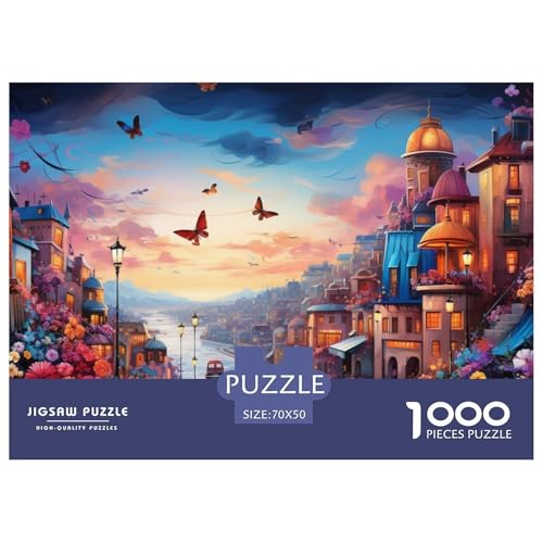 Stadtlandschaft Architektur 1000 Piece Jigsaw Puzzle for Adults Challenging Game Stress Relief Puzzle Exercise The Memory of The Brain for Adults and Kids, Age 12 Years Up 70x50cm/1000pcs Stadtlandschaft Architektur 1000 Piece Jigsaw Puzzle for Adults Challenging Game Stress Relief Puzzle Exercise The Memory of The Brain for Adults and Kids, Age 12 Years Up 70x50cm/1000pcs von JOFHYYSIE