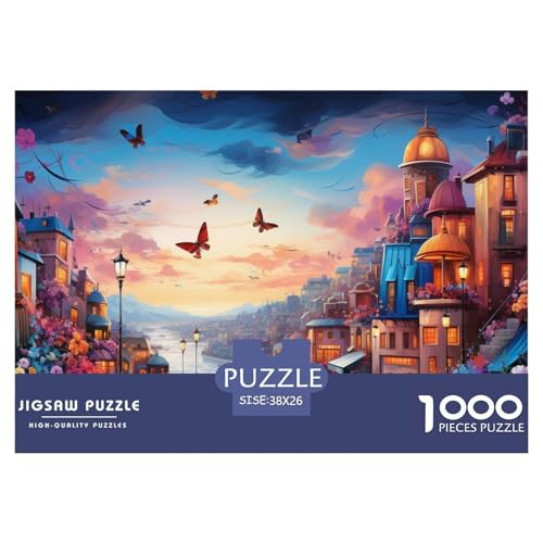 Stadtlandschaft Architektur 1000 Piece Jigsaw Puzzle for Adults Family Challenge Toys Stress Relief Puzzle Exercise The Memory of The Brain for The Whole for Women, Gifts for Men 38 Stadtlandschaft Architektur 1000 Piece Jigsaw Puzzle for Adults Family Challenge Toys Stress Relief Puzzle Exercise The Memory of The Brain for The Whole for Women, Gifts for Men 38 von JOFHYYSIE