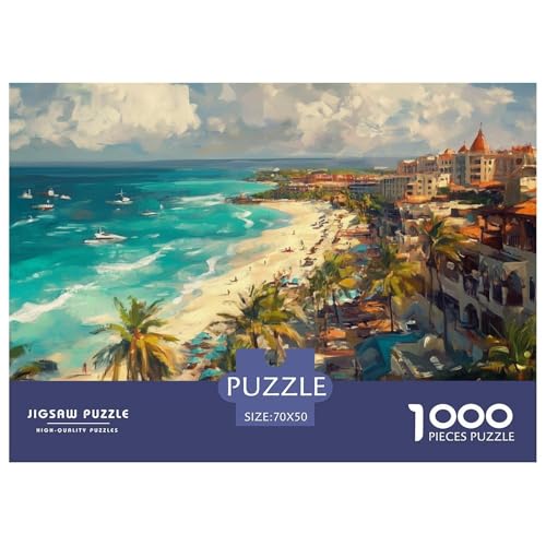 Strand 1000 Piece Jigsaw Puzzle for Adults EduKatzeional Games Stress Relief Puzzle Cultivate The Spirit of Teamwork for Men, Women, Elders, Seniors 70x50cm/1000pcs Strand 1000 Piece Jigsaw Puzzle for Adults EduKatzeional Games Stress Relief Puzzle Cultivate The Spirit of Teamwork for Men, Women, Elders, Seniors 70x50cm/1000pcs von JOFHYYSIE