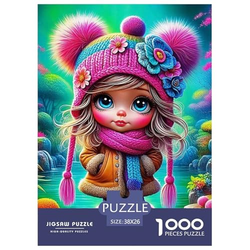 Strickhüt Mädchen 1000 Teile Puzzle Für Erwachsene Bildungspiele Stressabbau-Puzzle Teamgeist Pflegen Für Männer, Frauen, Ältere 38x26cm/1000pcs Strickhüt Mädchen 1000 Teile Puzzle Für Erwachsene Bildungspiele Stressabbau-Puzzle Teamgeist Pflegen Für Männer, Frauen, Ältere 38x26cm/1000pcs von JOFHYYSIE