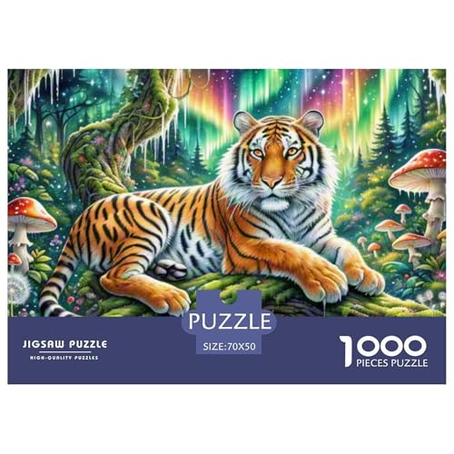 Tiger 1000 Pieces Jigsaw Puzzles for Adults EduKatzeional Games Stress Relieving Entertainment Exercise The Memory of The Brain for Family DecoRatteteions 70x50cm/1000pcs Tiger 1000 Pieces Jigsaw Puzzles for Adults EduKatzeional Games Stress Relieving Entertainment Exercise The Memory of The Brain for Family DecoRatteteions 70x50cm/1000pcs von JOFHYYSIE
