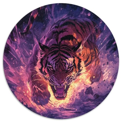 Tiger 1000 Teile Puzzle Für Erwachsene Familien-Challenge Stresslindernde Unterhaltung Gedächtnis Trainieren Für Die Ganze Familie, Geschenke Für Frauen & Männer 1000pcs (67.5x67.5cm) von JOFHYYSIE